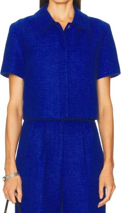 Amanda Uprichard Alistair Top In Blue