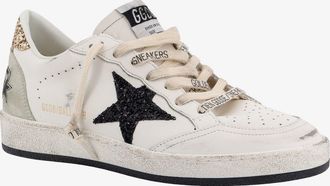 Golden Goose Womens Low-Top Sneakers Ball Star White Leather Trainers