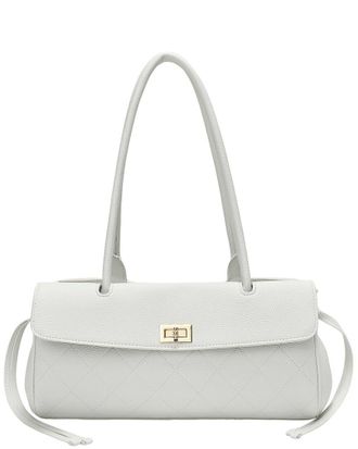 Tiffany & Fred Quilted Sheepskin Leather Shoulder Bag