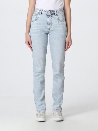 Brunello Cucinelli Light Blue Straight Trousers, Brand Size 46 (US Size 12)