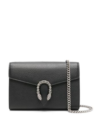 Gucci Clutch Dionysus mini in pelle - Nero