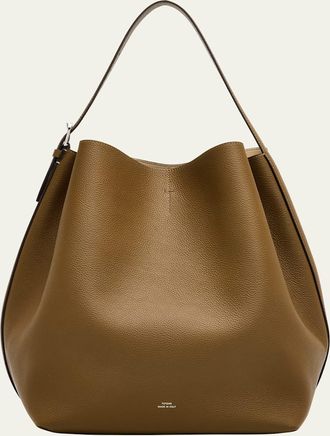 Toteme Belted Leather Tote Bag
