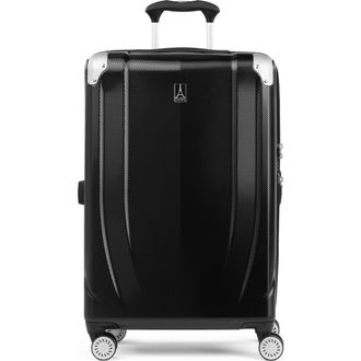 Travelpro Pathways 3 Hardside Expandable 25 Medium Check in Spinner Luggage in Black Knight at Nordstrom