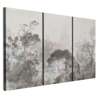 OEM Cuadro Sobre Lienzo Italiano De 90 X 60 Cm, Tr&iacute;ptico - Estilo R&uacute;stico - Naturaleza Cuadro Sobre Lienzo Italiano De 120 X 80 Cm, Tr&iacute;ptico - Estilo R&uacute;st