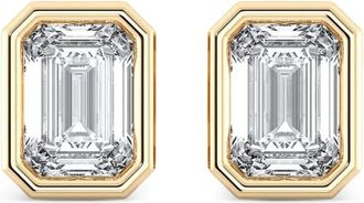 Tilla 14kt witgouden stud oorbellen met diamond