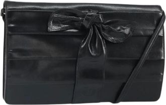 Valentino Pre-owned Cross Body Bags, female, Black, Size: ONE SIZE Pre-owned Vintage Cross Body Bag