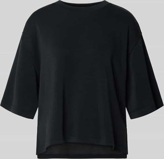 Jake*s Casual T-Shirt aus Modal-Mix mit Rundhalsausschnitt in Black, Gr&ouml;&szlig;e XXL