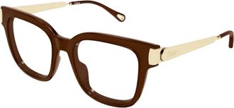 Chlo&eacute; Ch 0353O Optisch Montuur - Dames - Brillen - Bruin - 52 MM - Accessoires