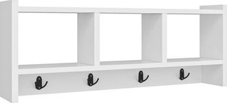 Asir Group LLC Muebles Para El Hogar Gancho De Pared, Perchero, Colgador De Pared Blanco