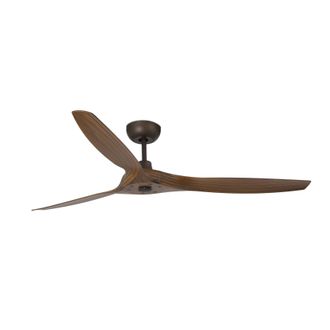 Netlighting Morea Ceiling Fan 152cm Brown 3 Blades
