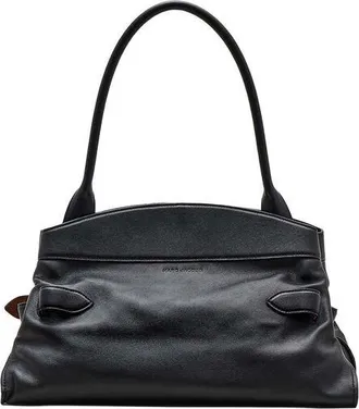 Marc Jacobs Smooth Leather Shoulder Bag - Black
