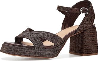 Castaner Vallita Heel Sandals Womens Sandals Marron Osc : EU 37 (US Womens 6.5) M, Synthetic