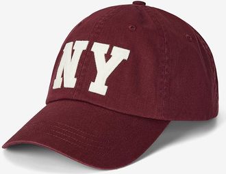 Polo Ralph Lauren Baumwolltwill-Baseballkappe NY Patch