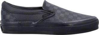 Vans LX Classic Slip-On 98 Leather - unisex - Sport - Zwart - Maat: 44 1/2 EU Leer