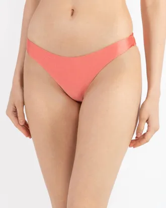 JADE Swim Most Wanted Bikini Bottom In Coral Terry