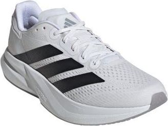 adidas Duramo Running Sneaker in White/Black/Halo Silver at Nordstrom Rack, Size 12.5