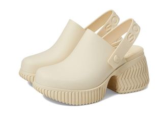 Sorel ONAtm Streetworks Heel Clog Womens Shoes Honey White/Sea Salt : 10 B - Medium, Synthetic