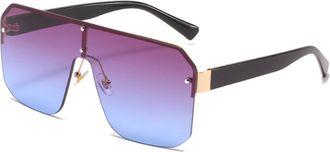 Generic Large Frame Square Sunglasses for Men and For Women Outdoor Vacation Beach Decoration (Color : D, Size : Medium) 2026