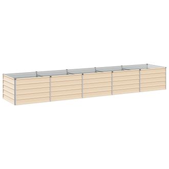 vidaXL Cama De Jard&iacute;n Elevada Marfil 400 X 80 X 55 Cm Vidaxl