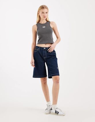 Santa Cruz Split Sun - Pantaloncini in denim scuro-Blu navy