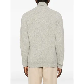 Scaglione Wool Crew-Neck Sweater - Gray