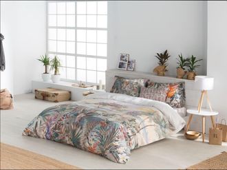 &Eacute;th&eacute;r&eacute;maison Funda n&oacute;rdica 100% algod&oacute;n con estampado floral 200x200 cm