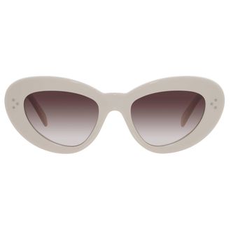 Celine 3 DOTS Brown Gradient Cat Eye Ladies Sunglasses CL40320U 25F 52