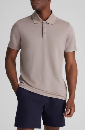 Tommy John Modal Blend Piqu&eacute; Polo in Cinder at Nordstrom, Size Xx-Large