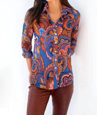 Finley Mini Monica Top In Riche Paisley