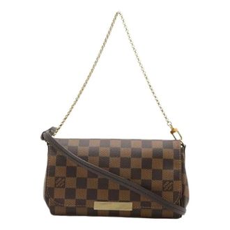 Louis Vuitton Pre-owned Damier Favorite PM Clutch - Dames - Pre-owned - Bruin - Maat: ONE Size