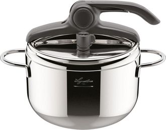 Lagostina Lagostina Inoxfire Lagoeasyup 5 L Gris, Acero Inoxidable