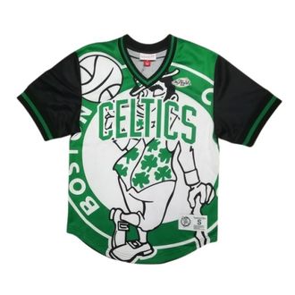 Mitchell & Ness Heren, Tops, Groen, Maat: XL