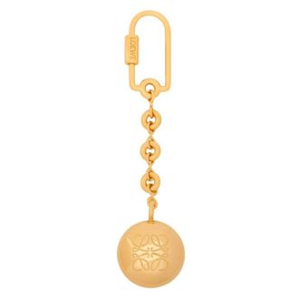 Loewe Gold Anagram Pebble Keyring