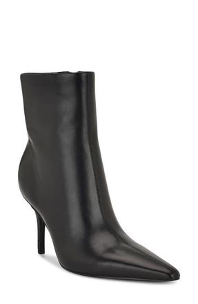 Nine West Ohmy Pointed Toe Bootie in Black at Nordstrom, Size 9
