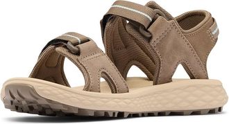 Columbia Konos Hiker 2-Strap Womens Sandals Wet Sand/Marine Light : 10 B - Medium, Faux Leather/Suede/Synthetic