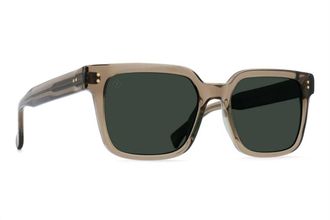 Raen Optics Mens West 55 Squared Sunglasses In Ghost/ Green