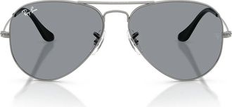 Ray-Ban Sunglasses Rb3025 004/R5 Aviator Gunmetal/Gray Unisex