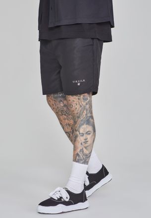 Siksilk Mens Black Swim Shorts XL