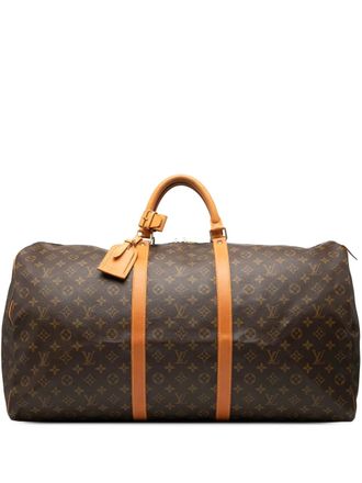 Louis Vuitton 1995 Monogram Keepall 60 travel bag - Brown