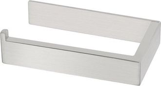OEM Portarrollos De Papel Higi&eacute;nico - Organizador De Ba&ntilde;o - Autoadhesivo - 15 Cm - Plata Cepillada