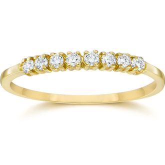 Pompeii3 Diamond Ring 10K Yellow Gold Size Selectable