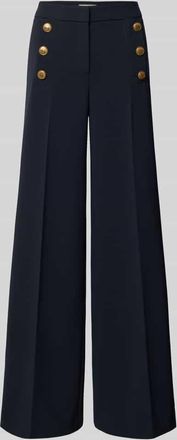 Seductive Stoffhose mit Bundfalten Modell BRIDGET in Marine, Größe 34