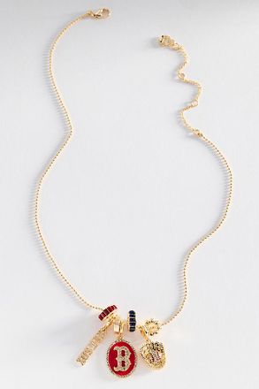 BaubleBar Baseball Icons Charm Necklace