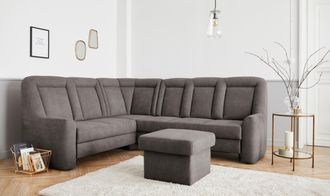 Sit&more Ecksofa »Melissa L-Form« klassisches Polsterprogramm, wahlweise Bettfunktion und Schubkasten