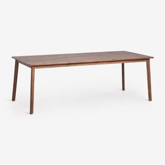 Sklum Mesa De Comedor Rectangular En Madera De Acacia Kaela Sklum