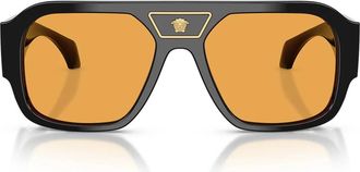 Versace Sunglasses Ve4508 U Gb1/7 Black/Orange Men