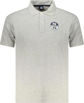 North Sails Polo shirt met korte mouwen- klassieke pasvorm - Heren - Polos - Grijs - 2XL - Katoen - Tops