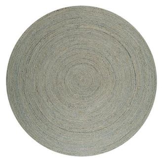 Jonathan Y Designs Zara Braided Coastal Cottage Round Jute Round Area Rug in Gray at Nordstrom, Size 4Ft 0In X 4Ft 0In