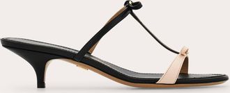 Ferragamo Donna Sandalo Mini Bow Nero Taglia 37.5