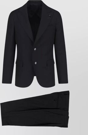 Lardini wool single-breasted suit